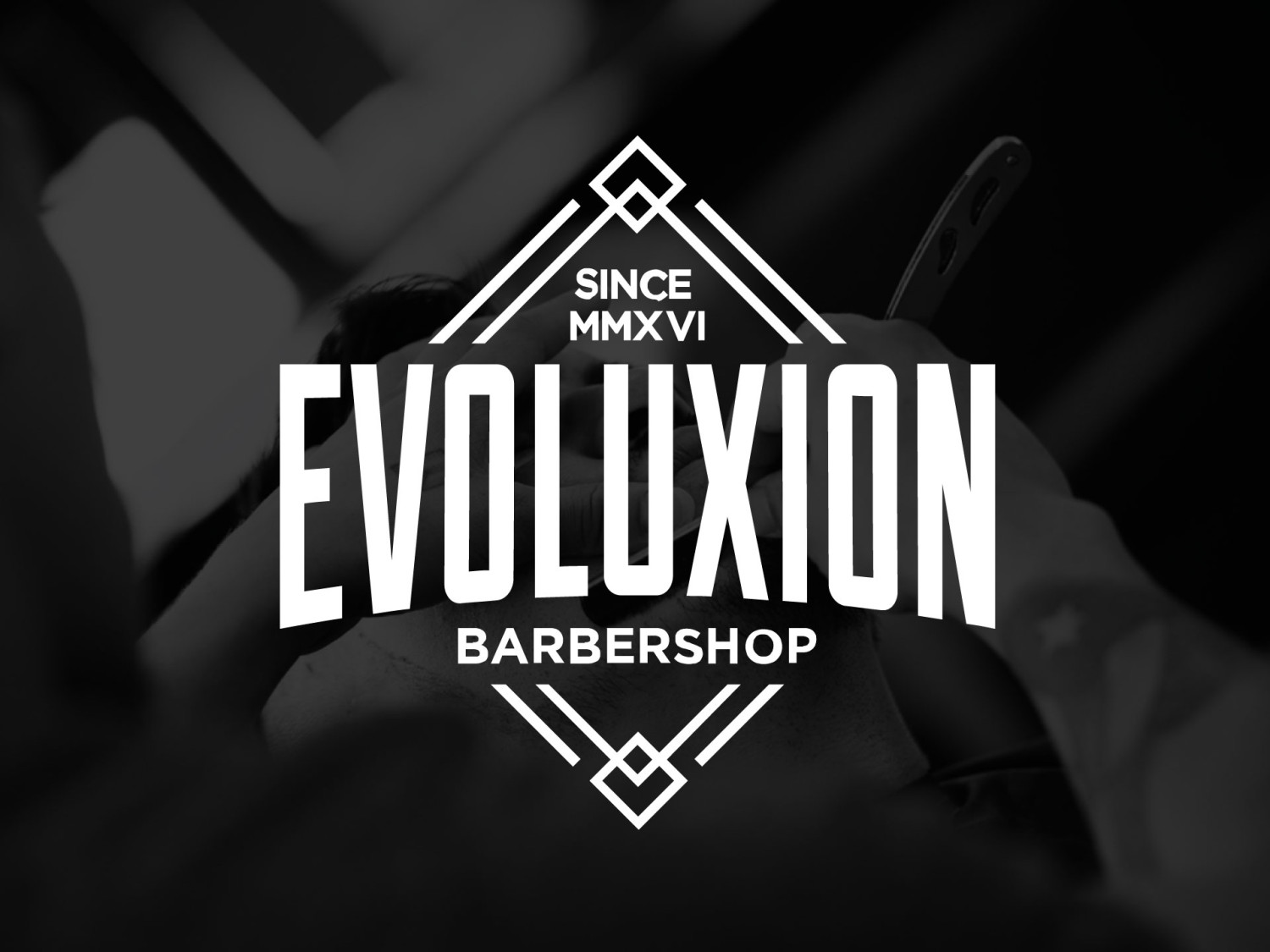 Evoluxion Barbershop Logo Primary