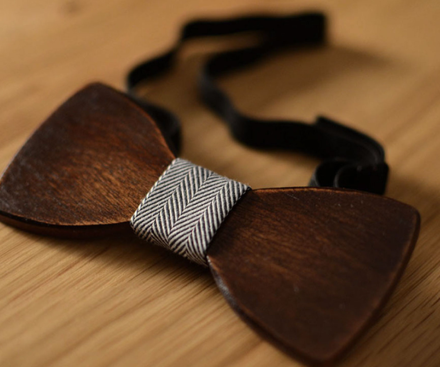 Wood Bow Tie